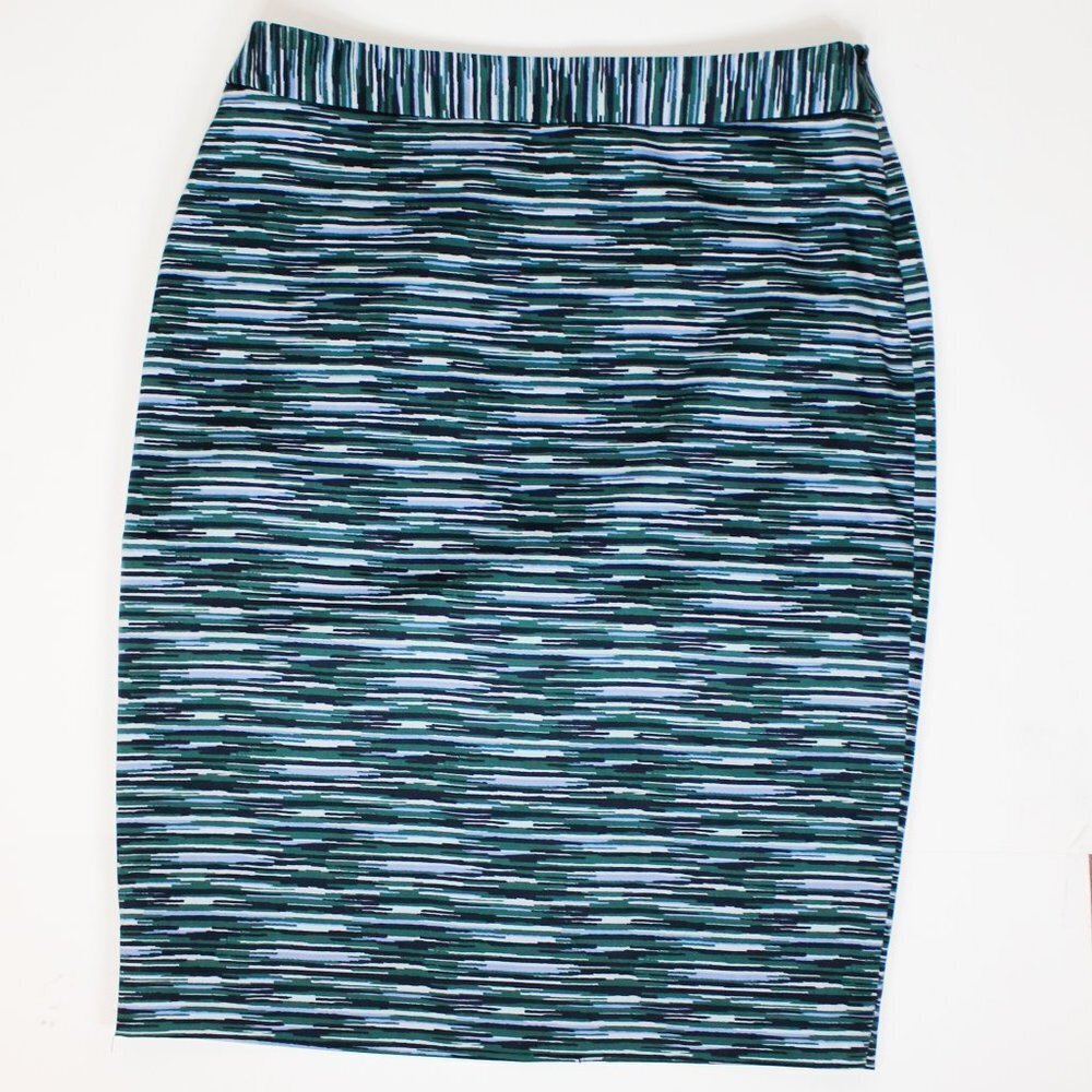 The Limited High Waist Pencil Skirt Striped‎ NEW 10